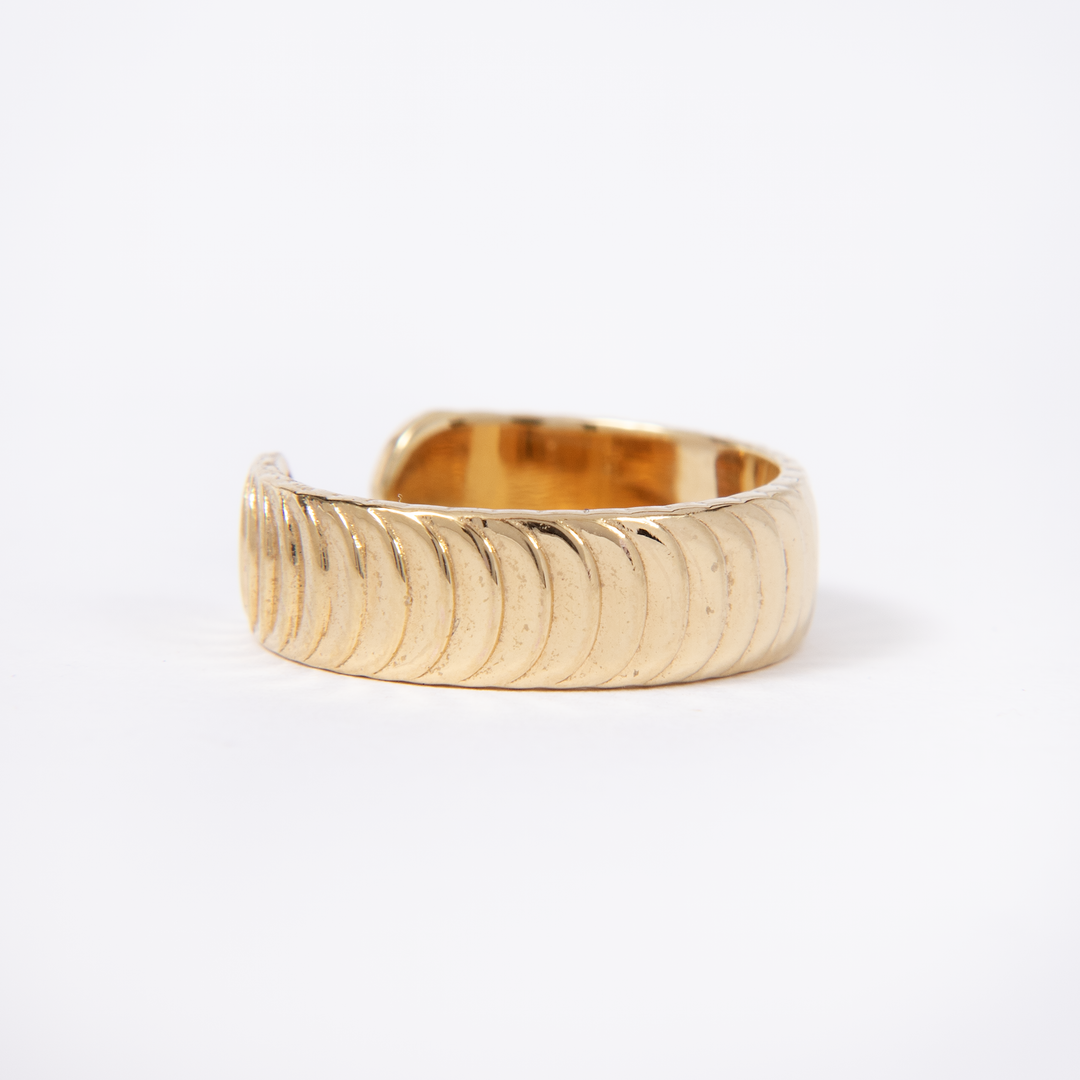 Tessa Textured Open Ring