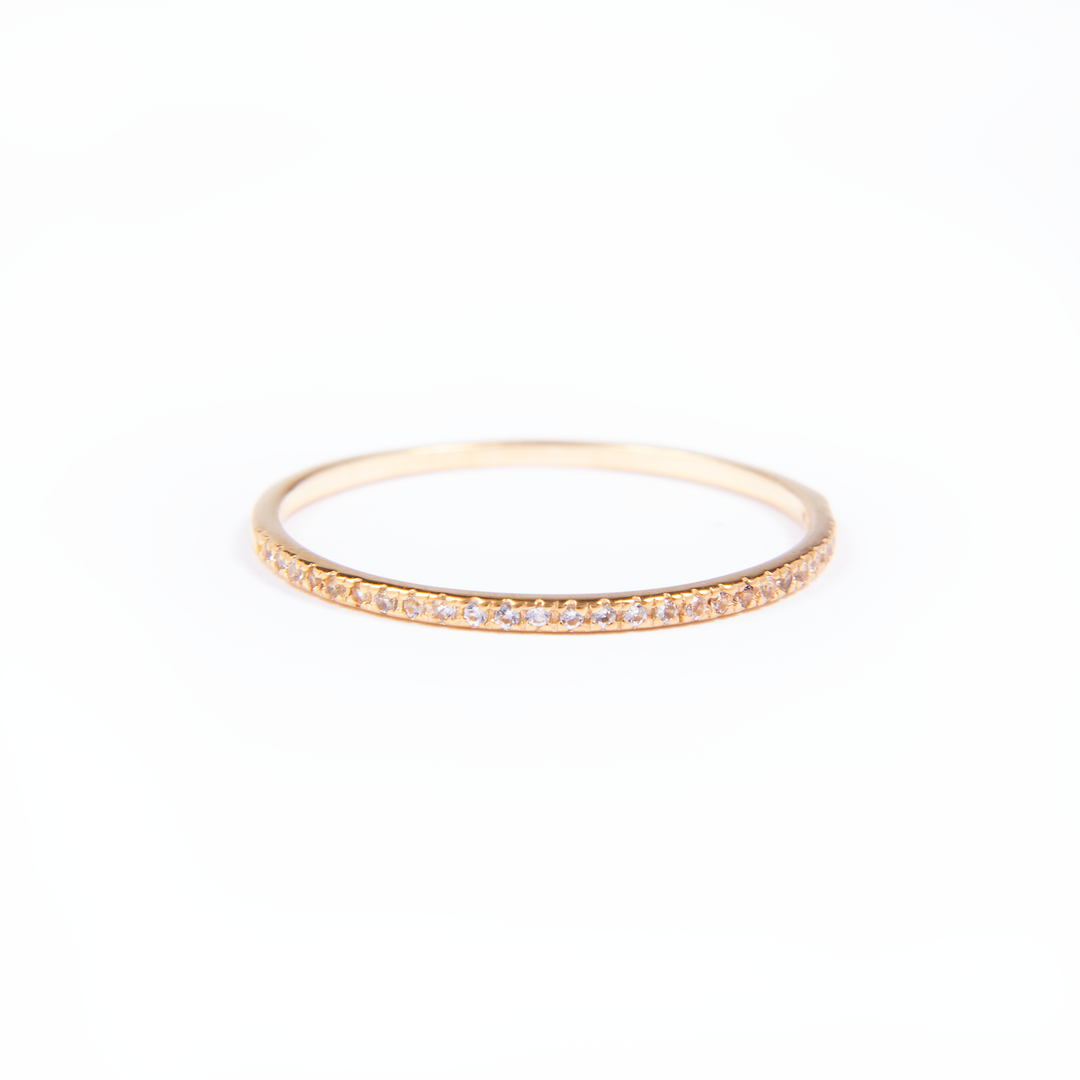 Adelyn micropave band ring