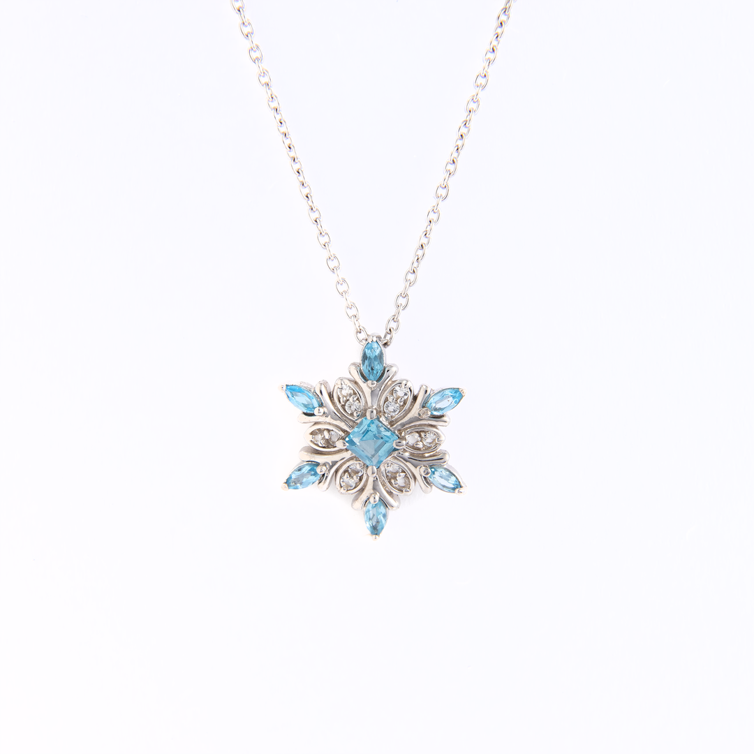 Elsa snowflake necklace