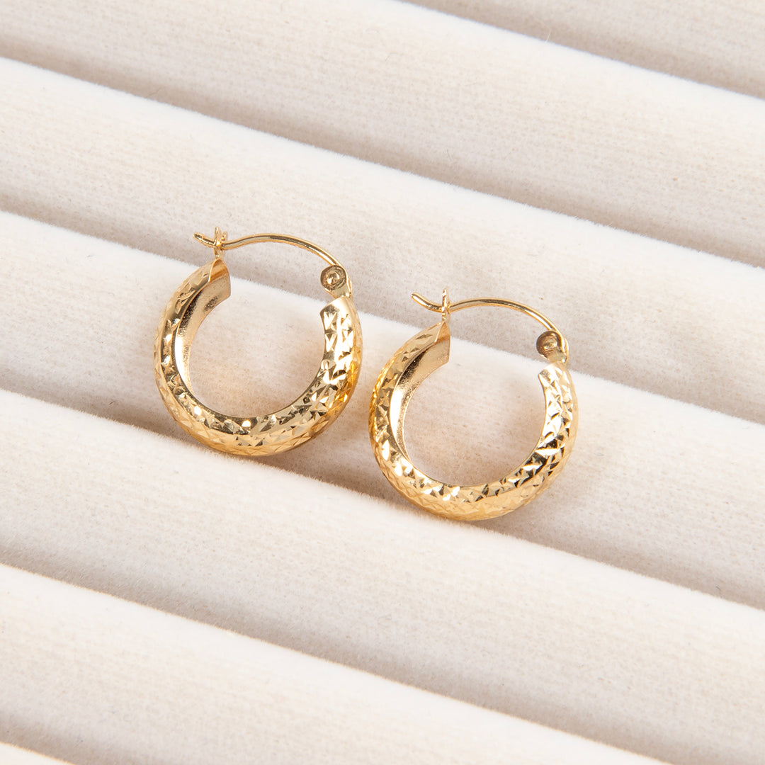 Kaia Laser Cut Hoops