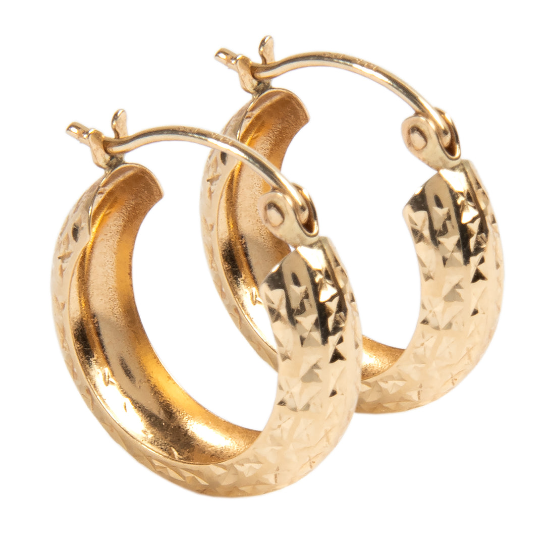 Kaia Laser Cut Hoops