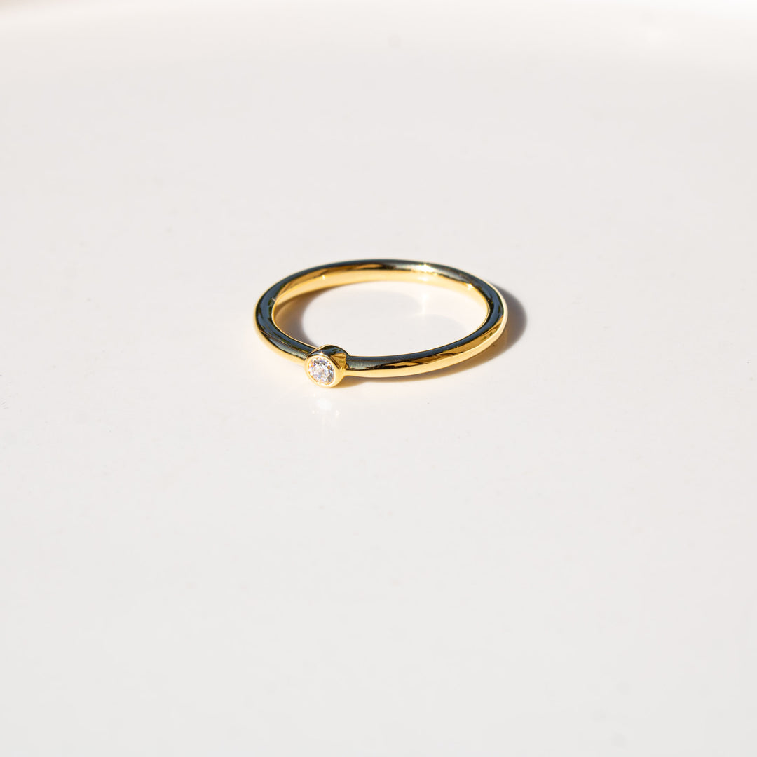Elaina Bezel Stone Ring
